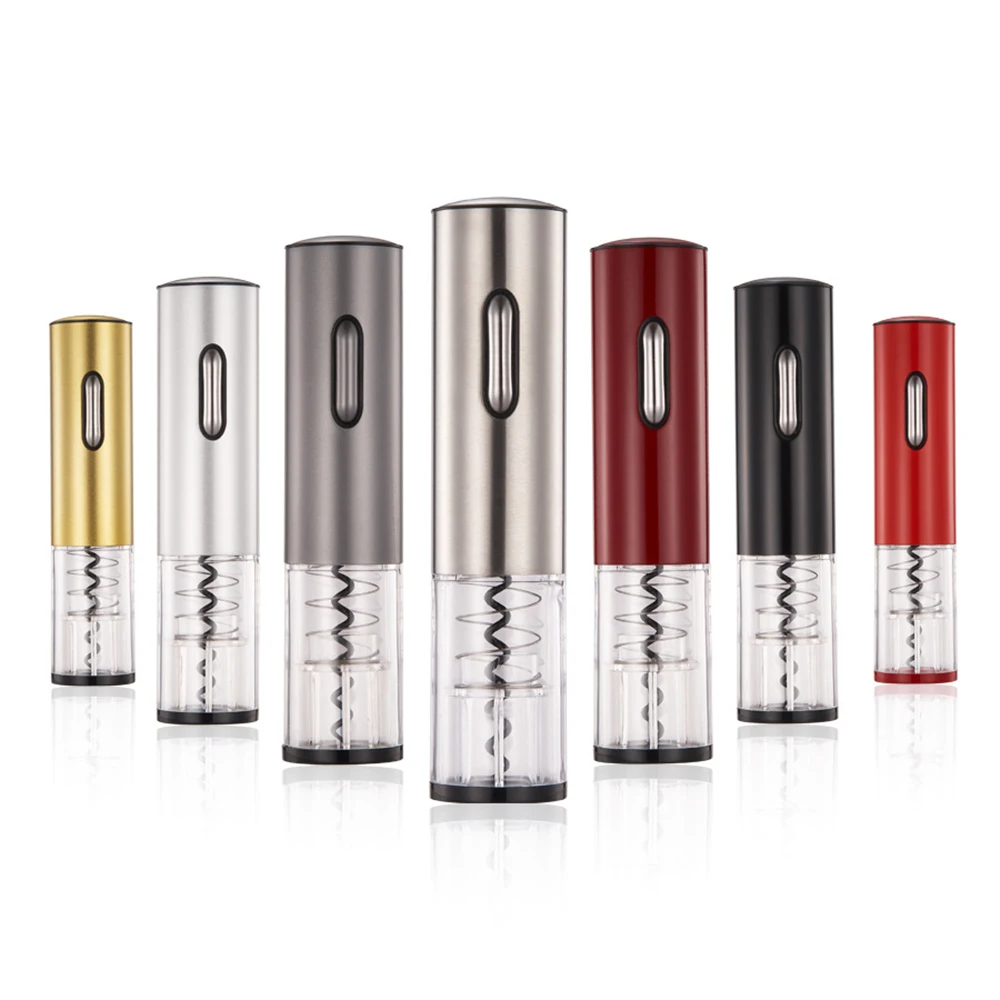 

USB Rechargeable Wine Opener Corkscrew Electric Bottle Opener With Rechargeable Battery Cordless Red Wine Opener, Black, red, blue, or customized color
