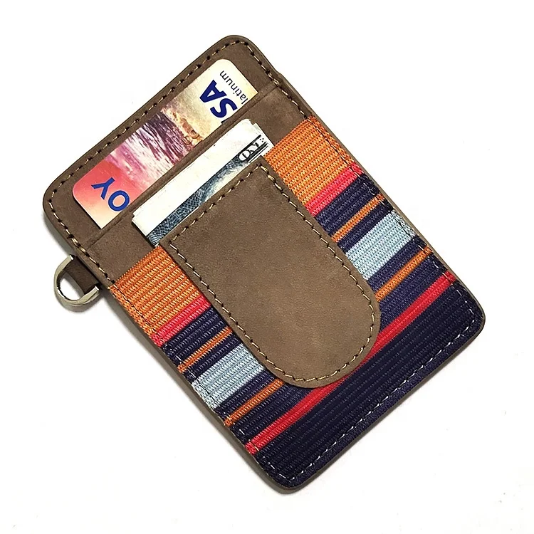 

Factory Sale RFID Blocking Mini Genuine Leather Credit Card Holder Leather Pocket Wallets For Women, Yellow/gray