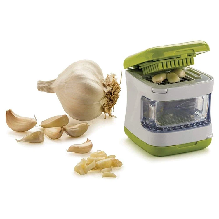 

Stainless Steel 3-in-1 Garlic Cube Slicer Mini Garlic Press