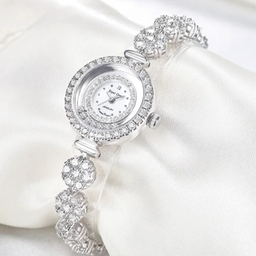 

Fashion luxury iced out strap watches classic elegant watch women waterproof latest ladies quartz watch, Picture shows