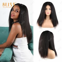 

Bliss 4x4 Closure Wigs Kinky Straight Wigs for Black Women Perruque Cheveux Humain