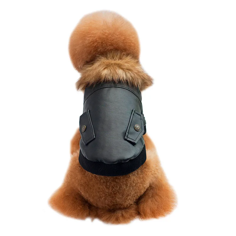 

New Autumn Winter Pet Warm Clothes Clothing England Fur Coat Dog