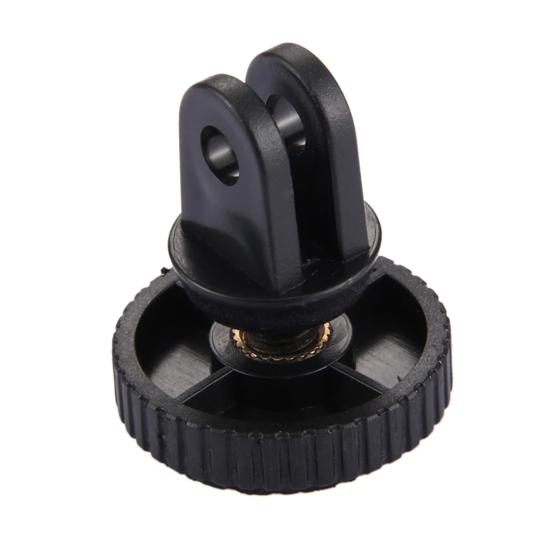 

Dropshipping PULUZ 1/4 inch Screw Tripod Mount Adapter for GoPro and Other Cameras, 5mm Diameter Screw Hole, 3.3cm Diameter