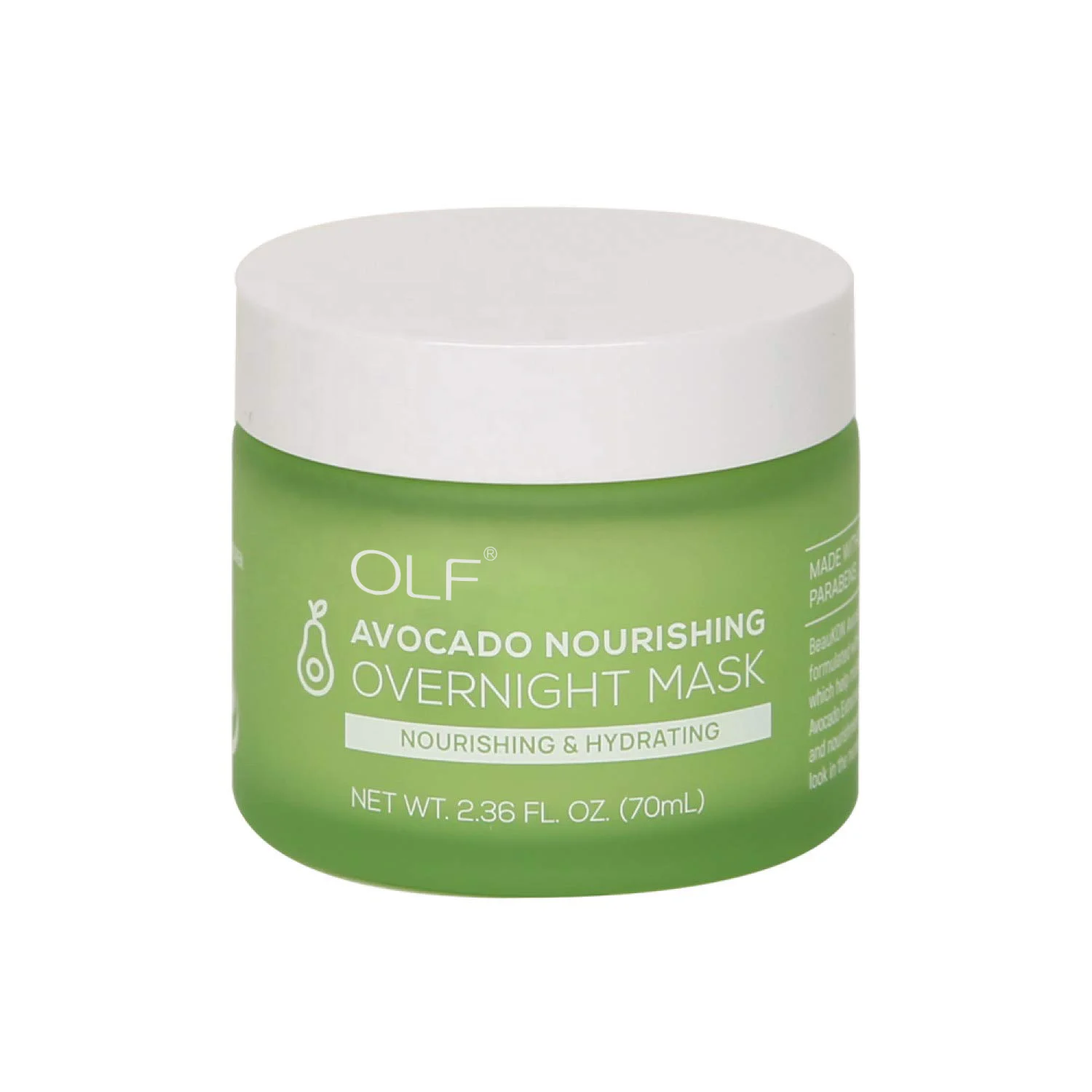 

Private Label Avocado Nourishing Overnight skin care Custom Facia Sleep Mask