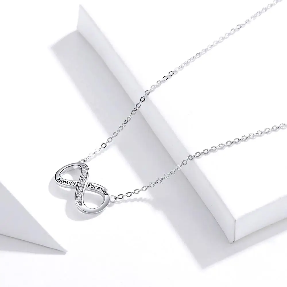 

SCN352 Professional Custom Family Forever Chain Endless Love Necklace Women Jewelry Wholesale