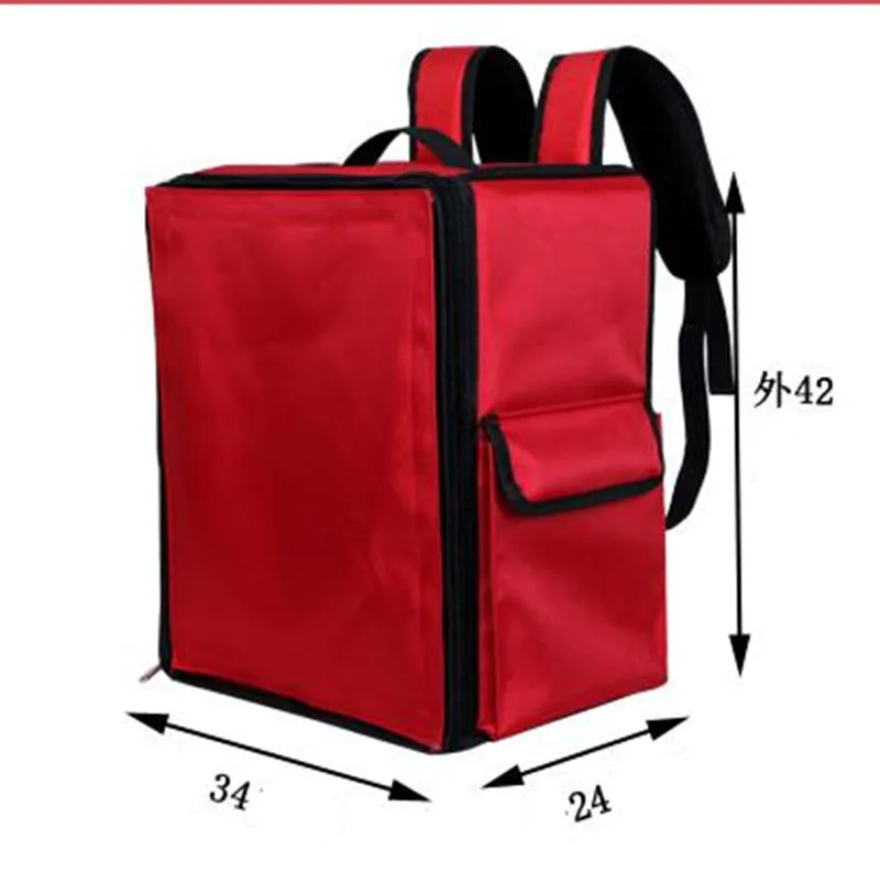 red insulated bag