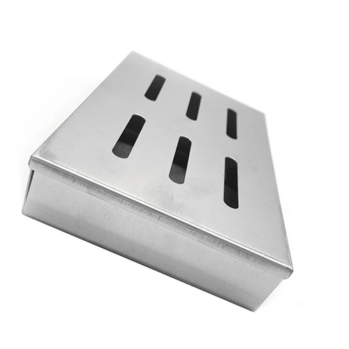 

304 Stainless Steel Smoke Box Barbecue Square Available from Stock