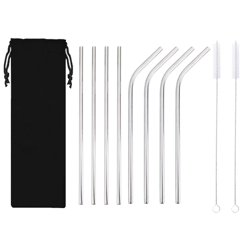 Wholesale High Quality Reusable 304 Metal Custom Logo 6mm