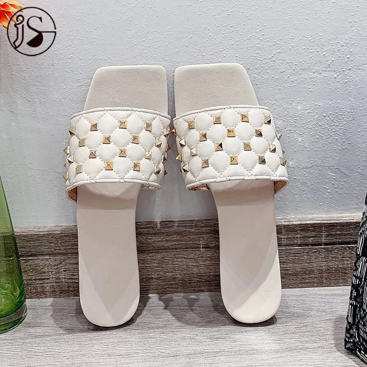 

Flat bottom rivet style slippers for women Women's Slippers Slipper, Picture