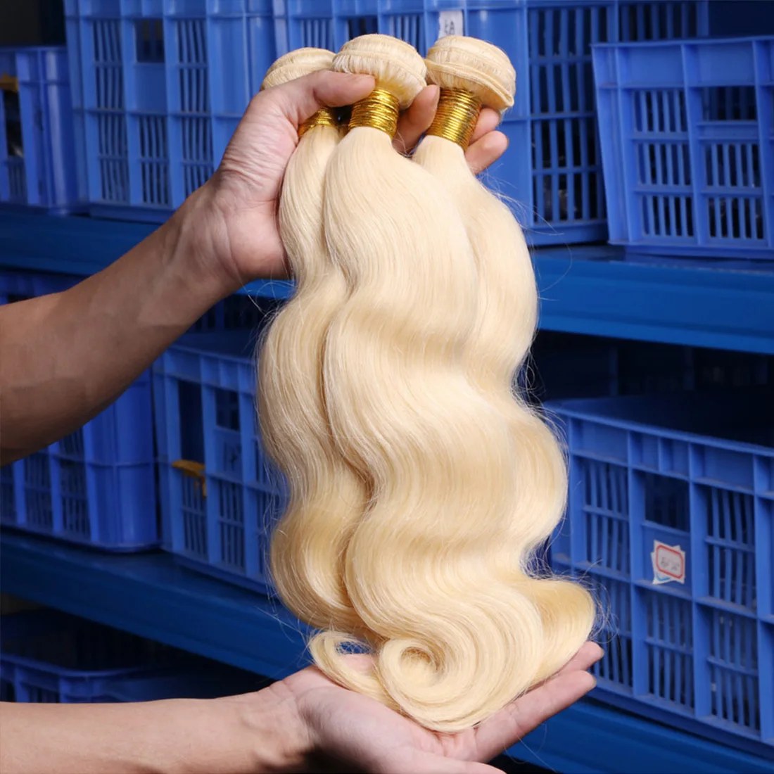 

10A 12A Wholesale 613 Blond Brazilian Human Hair Virgin Vendors Bundle Vendor Russian Raw Blonde Bundles For White Women