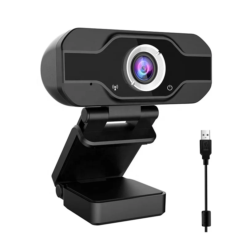 

High Definition Rotatable HD Webcams Computer 720P 1080P 2K Webcam with Privacy Cover for PC Laptop