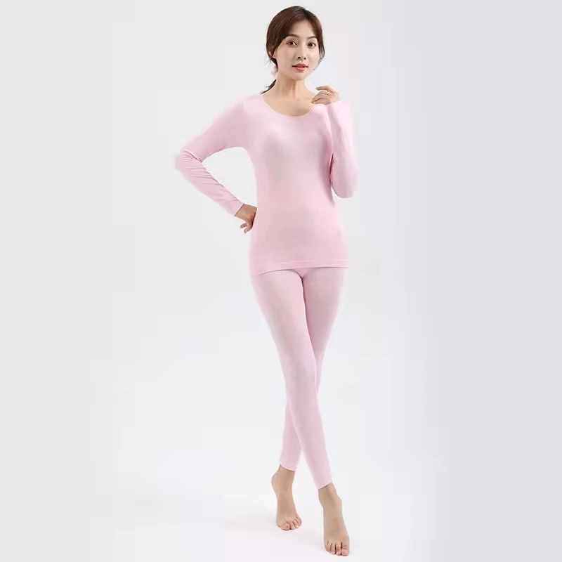 

Thermal Underwear Women Thermal Underwear Set Seamless Breathable Thermal Clothing, Black,pink,kahki,red,blue,purple,black