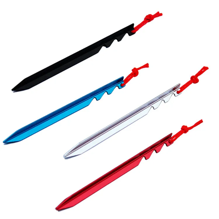 

Wholesales Titanium alloy Tent Stakes outdoor camping accessories Tent Pegs, Customized color