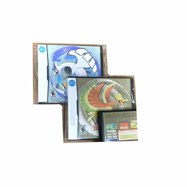 

USA version for Poke mon heart gold soul silver game card for DS card Retail box