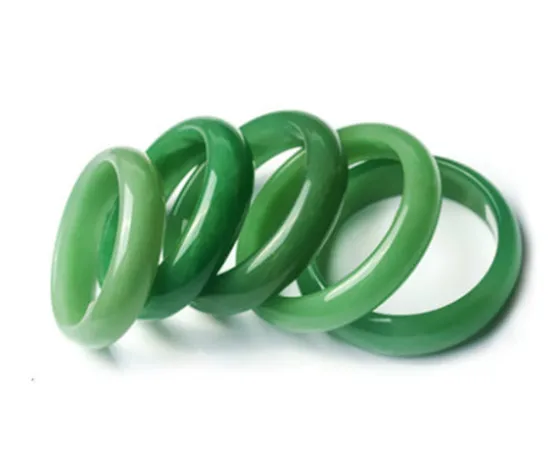 

High quality hand carved Hot Sale Natural Jade Bangle Green Jadeite Jade Stone Bracelets Bangles