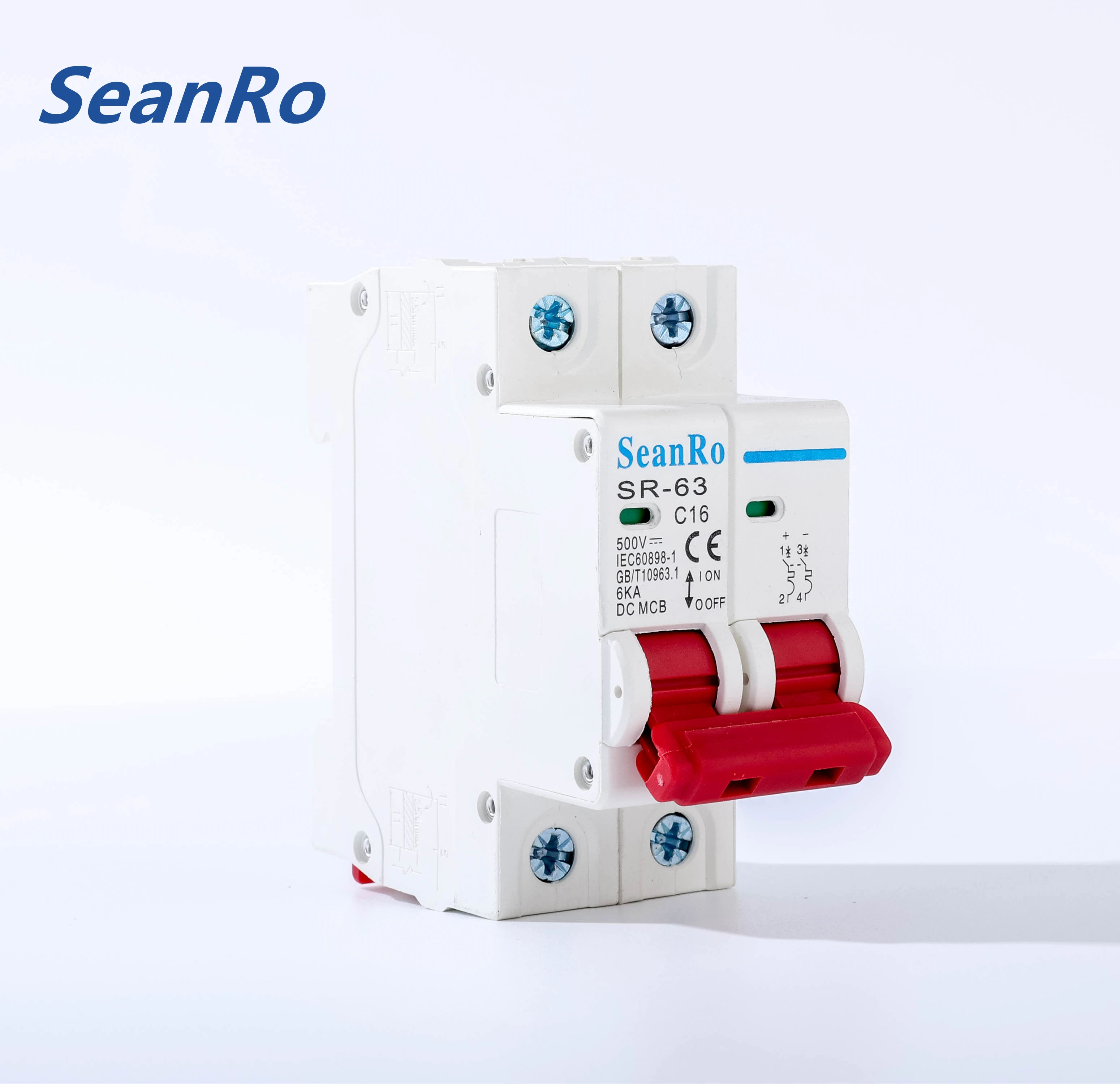 

Seanro Solar Dc Circuit Breaker 63a 2p 1000v Dc Mcb