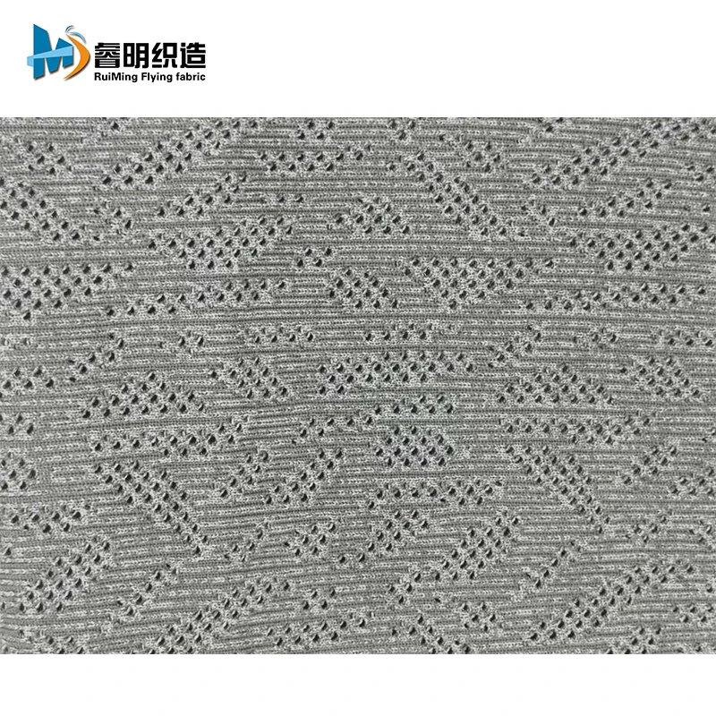 

Sport Material Shoes Custom Manufacturer Wholesale 100% Polyester Flying Knitted Flyknit Shoe Upper