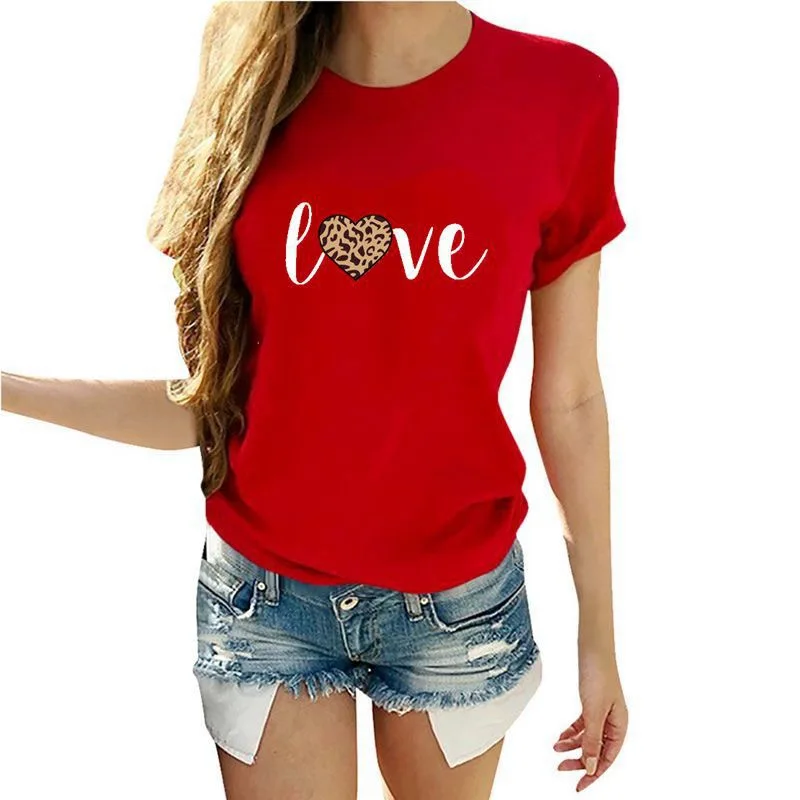 

2020 New T Shirts Women Fashion LOVE Print Female T Shirts