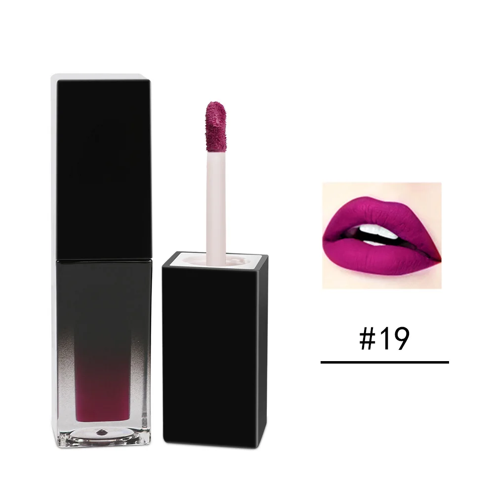 

New Cosmetic Wholesale Multi Color Non Stick Lip Gloss Long Lasting Private Label Matte Lip Gloss