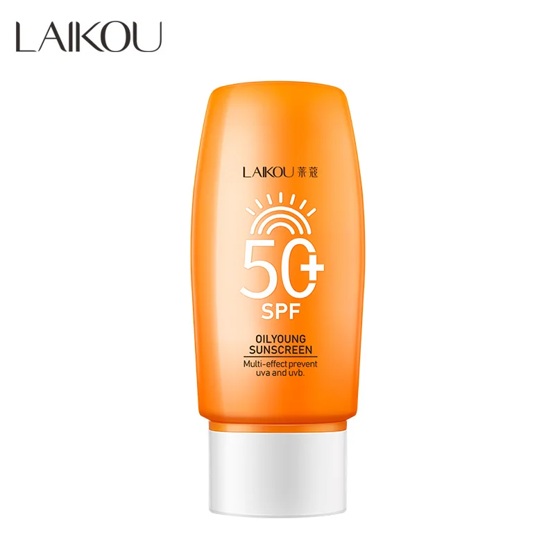 

Laikou waterproof sun block  whitening skin care spf 50 sunscreen cream