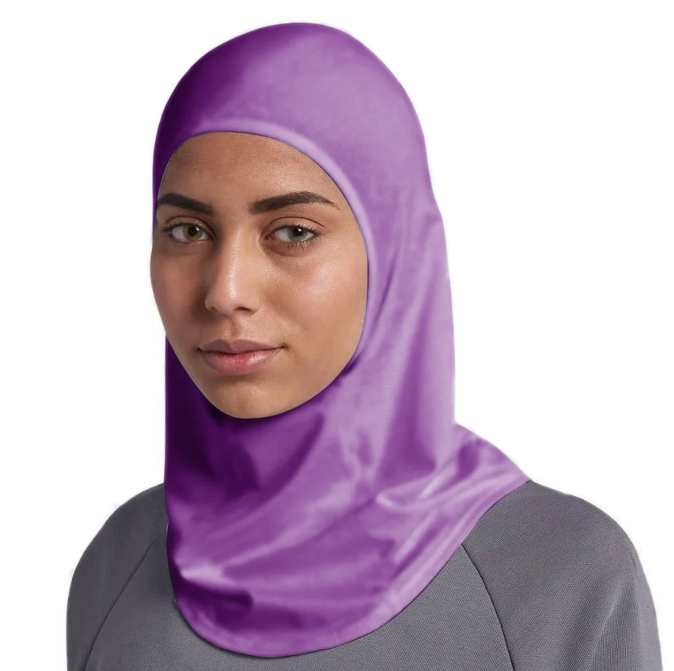 

New stock plain sports hat for muslim women hijab breathable underscarf Lady Caps