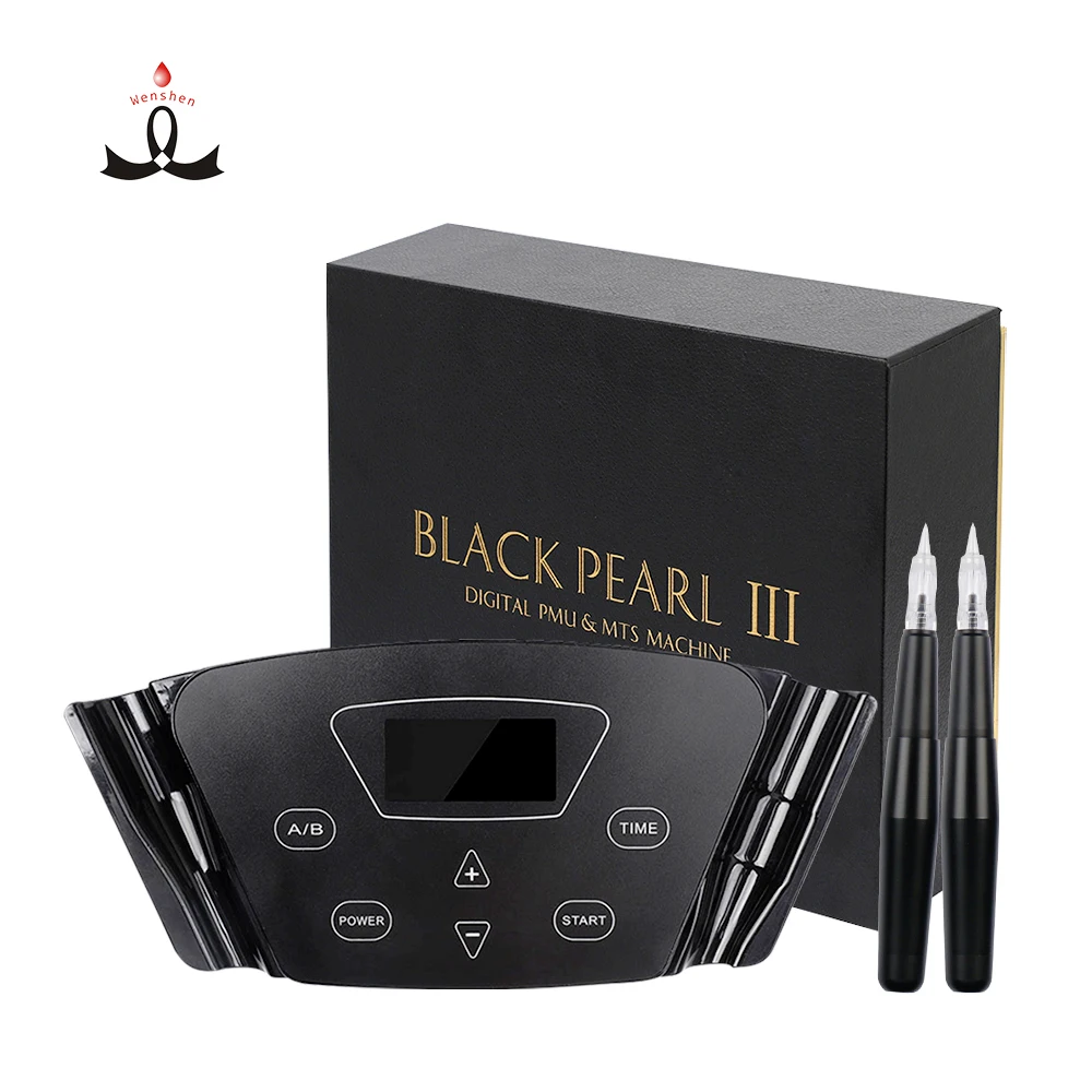 

Hot Sale PMU Digital Device Microblading Permanent Makeup Black Pearl Tattoo Machine for Eyebrow Lips