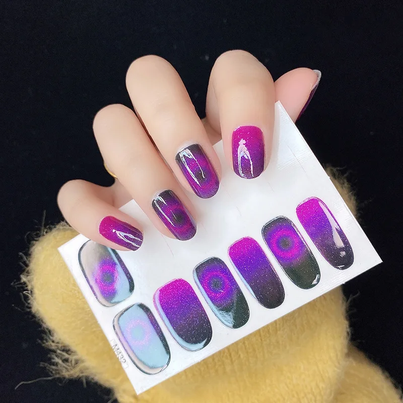 

2021The new OEM Wholesale Custom Nail Wraps nail art decoration sticker, jamberry nail sticker, real nail polish nail strips