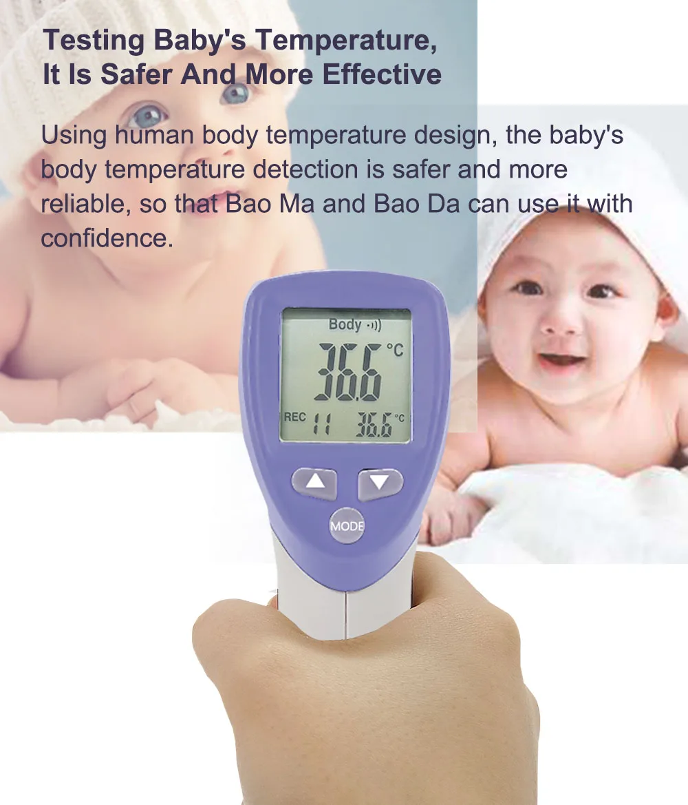 Medical supplies baby Infrared Digital Body Non-contact IR Infrared Thermometer