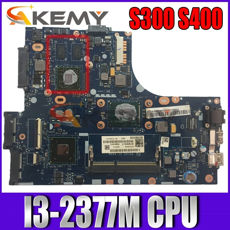 

Akemy VIUS3 VIUS4 LA-8952P Rev 1.0 Laptop motherboard for ideapad S300 S400 intel HD4000+Core i3-2377M DDR3