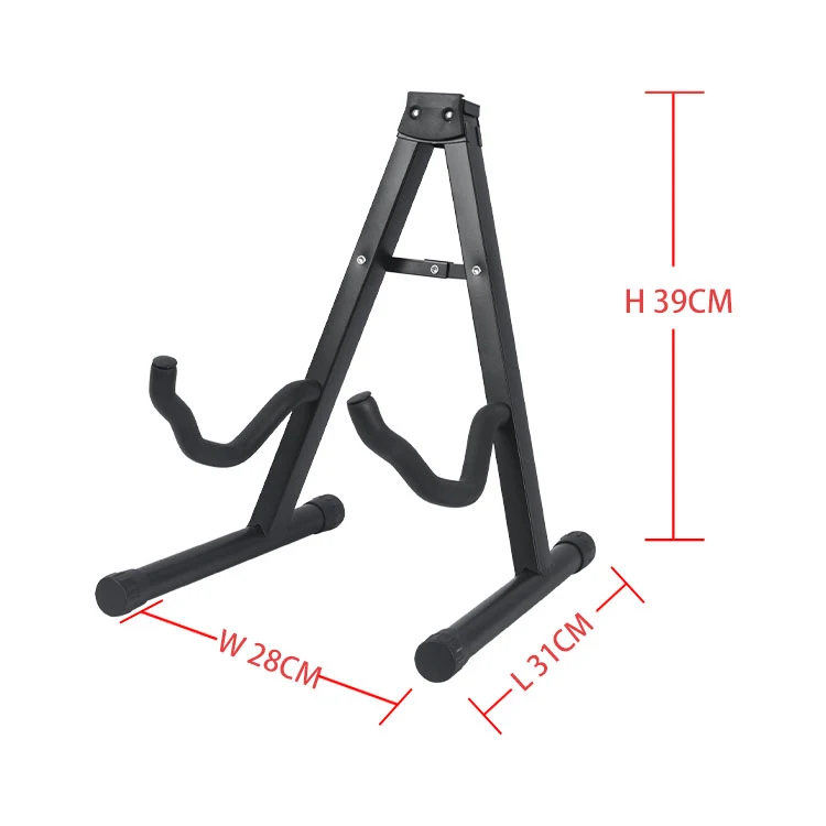 

Acoustic and Electric Guitars portable Stand Guitar Folding A-Frame guitar stand price, Black