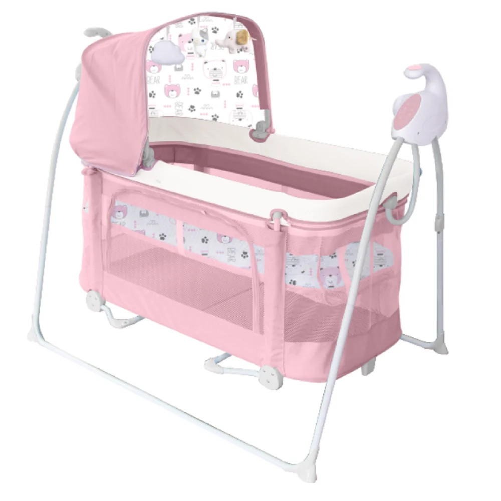 baby bed and swing