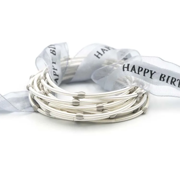 

Amoryubo 2021 Personalized Charm Sterling Silver Sting Beaded Jewelry Elastic Bracelets for Women