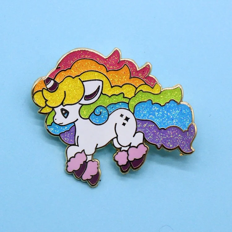 
Fashion Cartoon Art Craft Make Glitter Soft Enamel Pin Manufacturer  (60826766598)