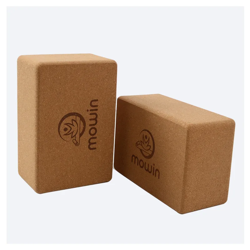 

Ecological high density natural cork yoga block yoga pilates, Cork color