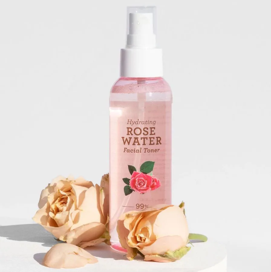 

Private label natural hydrating moisturizing face spray rose water facial toner
