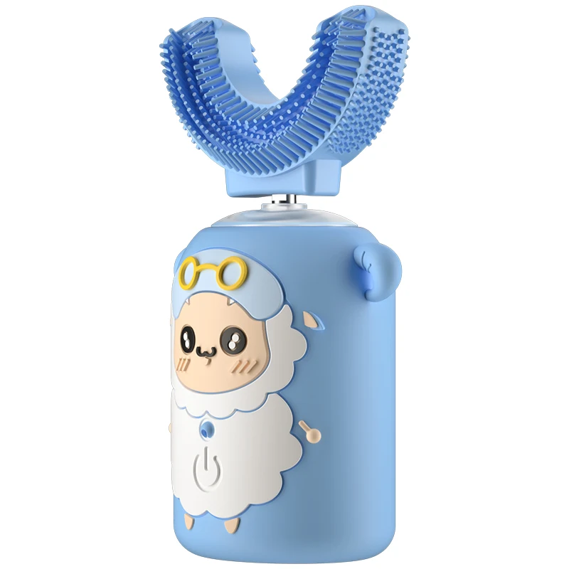 

Manufacturer Children's U Shaped Electric Toothbrush Full Automatic Teeth Whitening Electric Toothbrush, Pink, blue