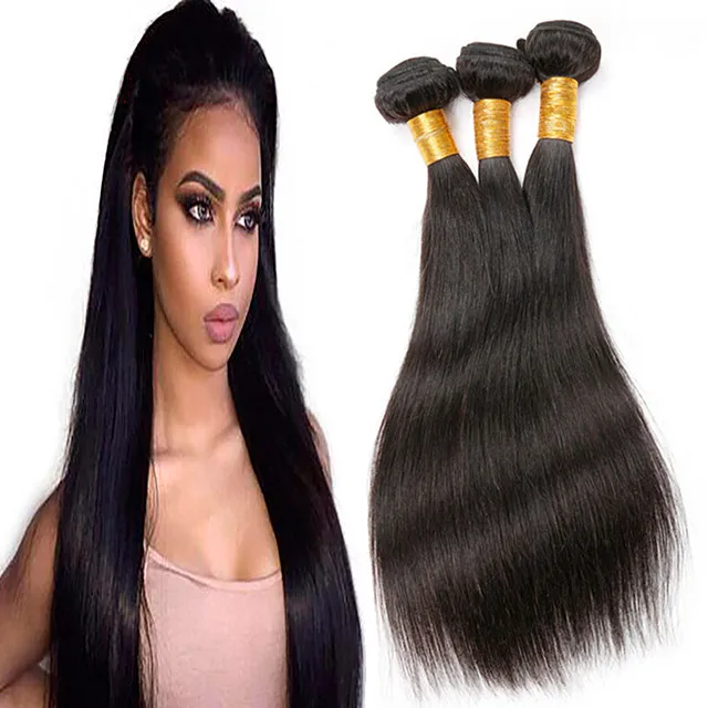 

100% virgin straight human hair vendors, natural color Peruvian human hair weave bundles, Wholesale Mink Remy hair extensions