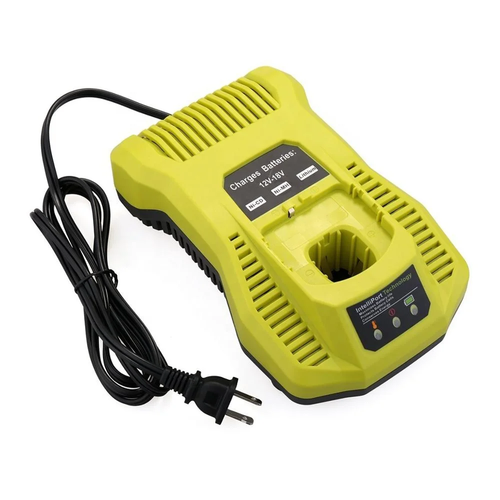 

Replacement charger P117 P118 Compatible with Ryobi 12V 18V One+ Plus NiCd NiMh Lithium Battery P103 P105 P107 P108, Green