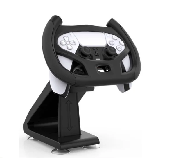 

New seat frame steering wheel bracket with suction cup for PS5 wireless controller stand, Picture