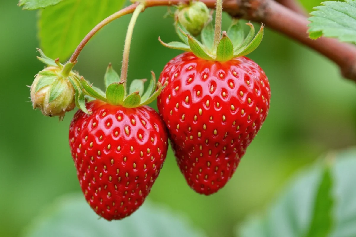 how to pick strawberry from plant