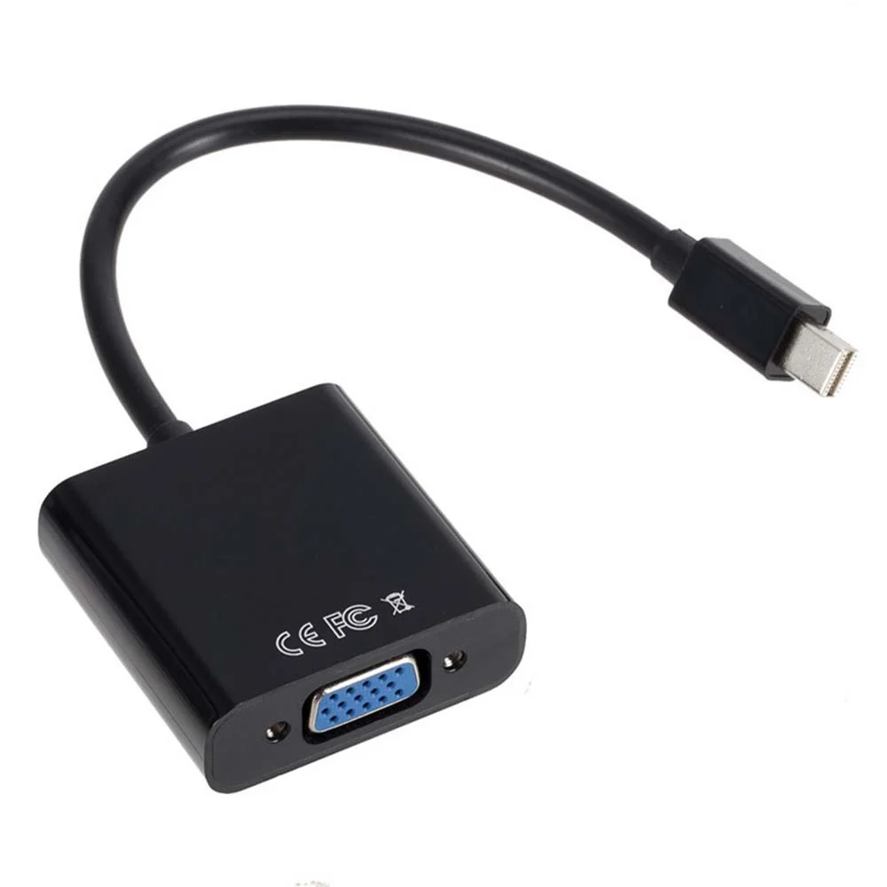 
Clearance Mini DP to VGA Video Adapter 1080p Thunderbolt Display Port to VGA Cables Mini DP to Vga 