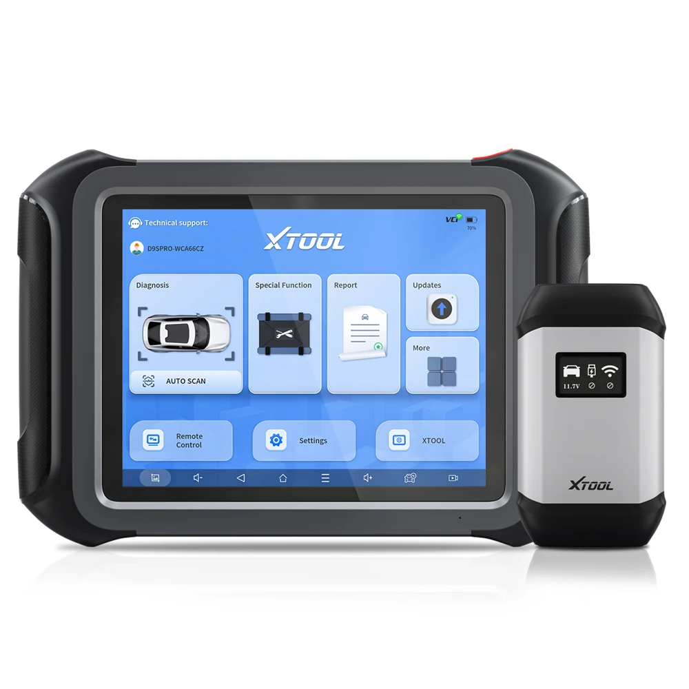 

XTOOL D9SPro Upgraded of D9Pro D9 Car Diagnostic Tools ECU Online Programmer Key Programming Active Test 42 Services CAN FD DoIP