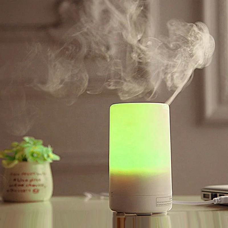 

70ml USB Ultrasonic diffuser Led light humidifier aromatherapy essential oil diffusor