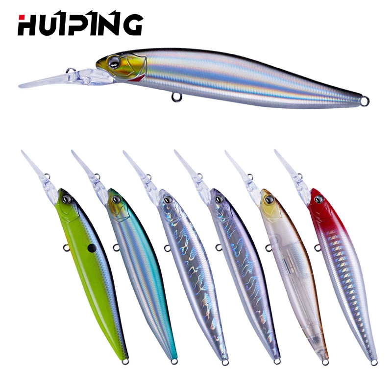 

Lures Fishing 98mm 14g/83mm 9g Minnow Lure Hard Bait Pesca Bass Wobblers ZL, 7 colors
