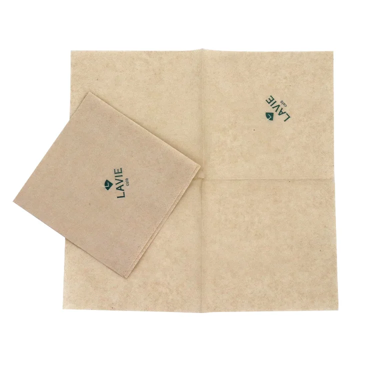 

Brown Gelato Cone Logo Print Tissue Napkin Printed Paper Napkins For Decoupage