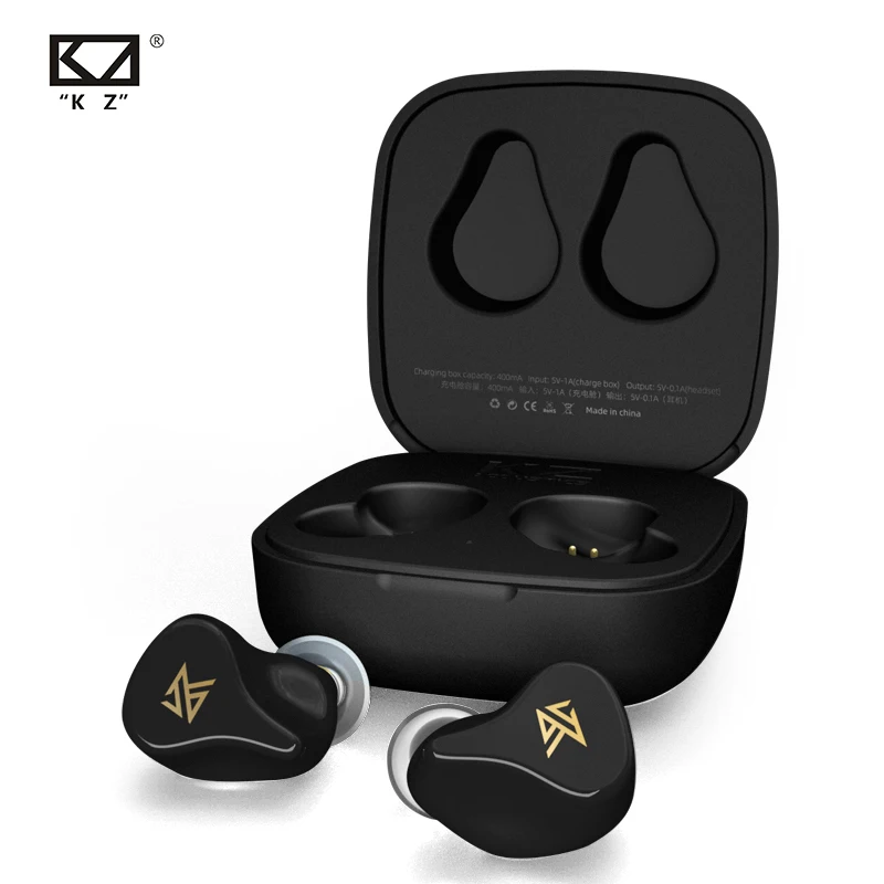 

KZ Z1 TWS True Wireless Blue tooth 5.0 Earphones Dynamic Earbuds Touch Control Sport Headset Game Noise Cancelling Earphones