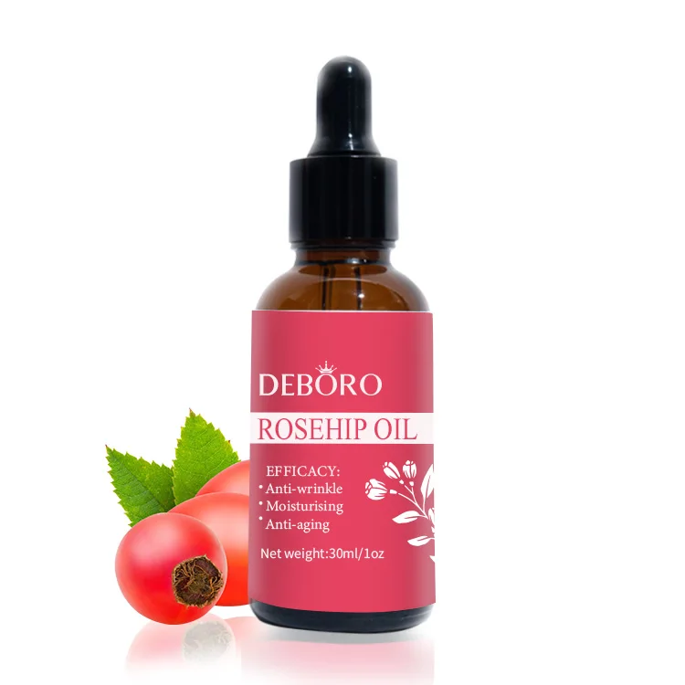 

private label 100% cold pressed organic essential oil rosehip oil for face