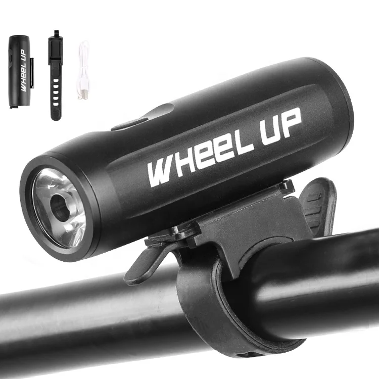 

WHEEL UP Portable Easy Install Bicycle Light Rechargeable Bicycle Front Lights 400 Lumen