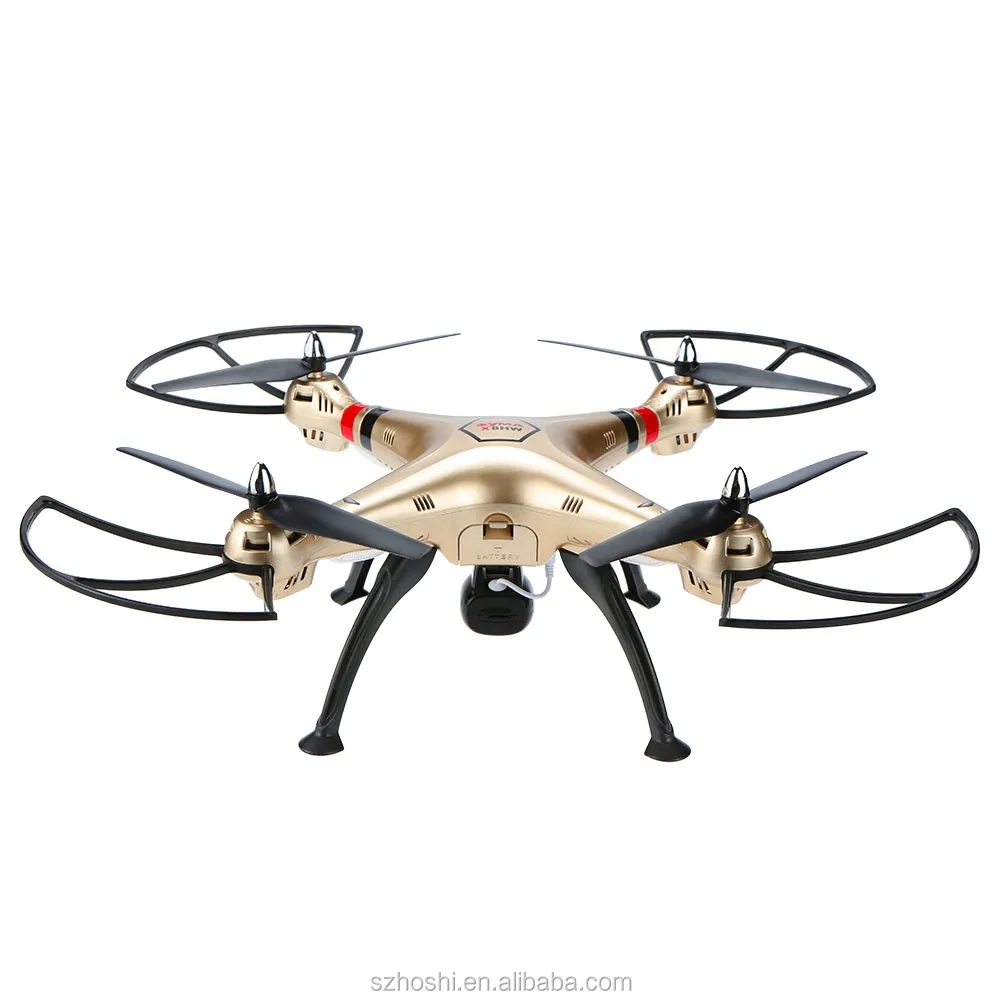 

Syma X8HW WIFI FPV Real-time 2.4Ghz 6 Axis Gyro Headless Quadcopter Drone with HD Camera Automatic Air Pressure High, Brown