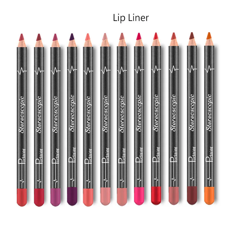 

OEM/ODM Free Sample Custom Matte Lip Liner Lipstick Private Label Pencil Wholesale Makeup Make Up Vendor